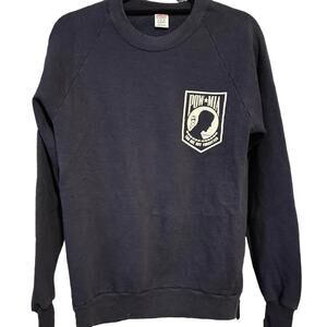 Vintage 80s POW MIA You Are Not Forgotten Crewneck Adult Medium